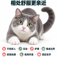 养猫必须立的“七大规矩”❗️否则养不亲