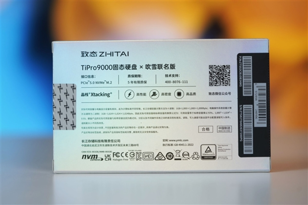 吹雪海景房专属！长江存储致态TiPro9000吹雪联名版图赏