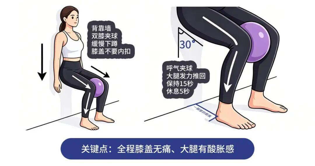 护膝动作示意图