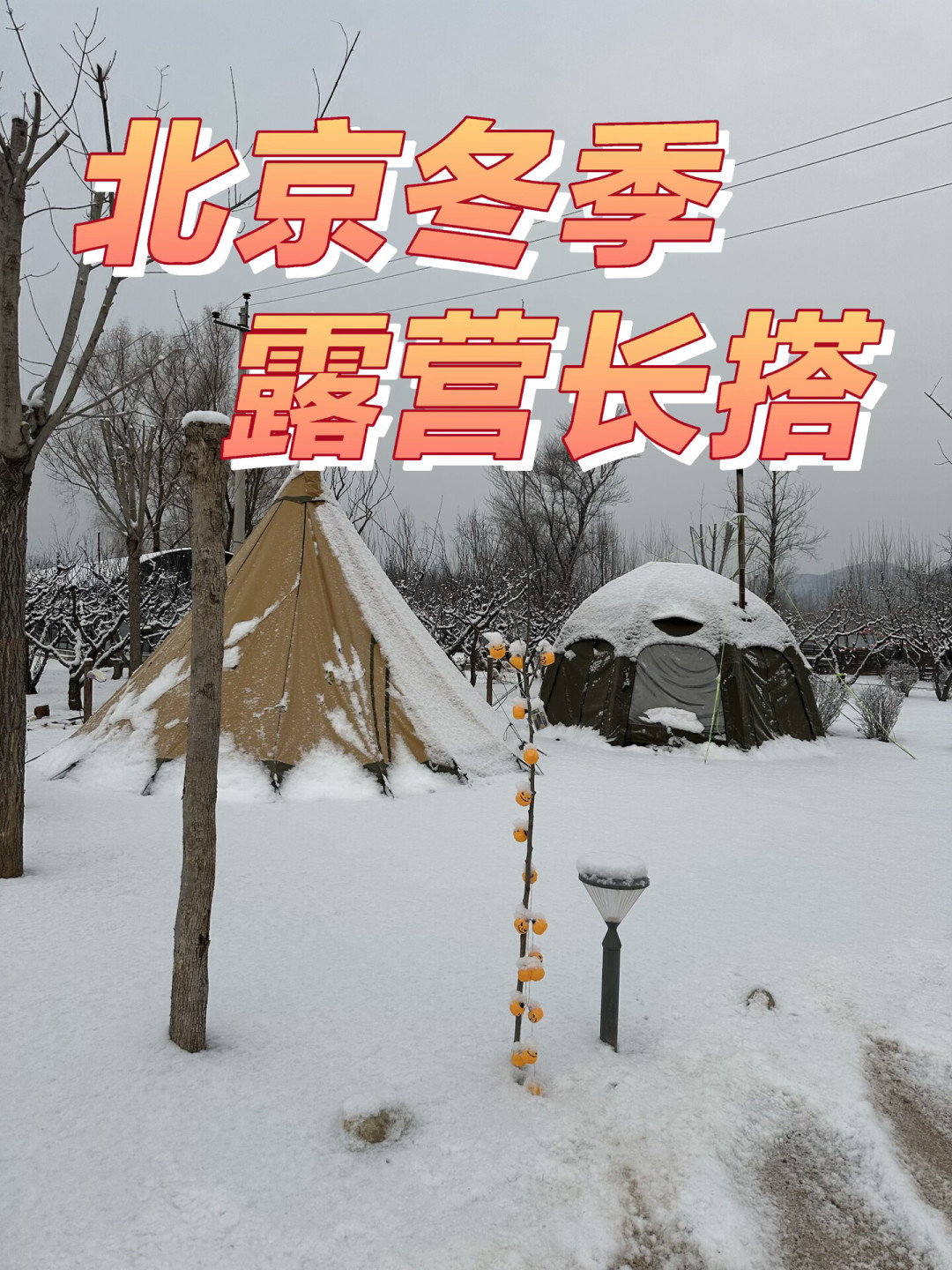 京郊“冬扎营位”都被订光了：一条求位帖62条评论背后，想长搭过冬的人先算清水电柴火账