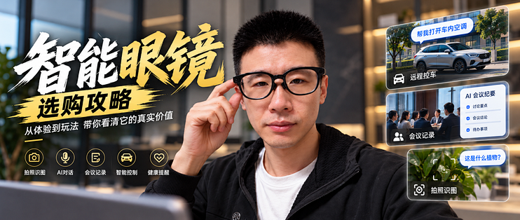 想买智能眼镜别急！从选购、配镜、高强度一周实测体验一篇讲清楚