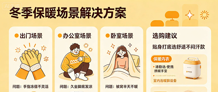 天冷了别硬扛！双十一值得囤的4件保暖好物