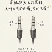 标题:耳机插头黑环科普|两道、三道黑环到底有啥区别