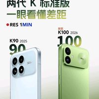 10000mAh电池!红米K100标准版一图看懂!