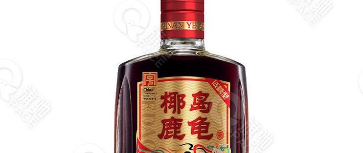 便携试饮小瓶，椰岛鹿龟酒小鹿酒，老字号非遗款