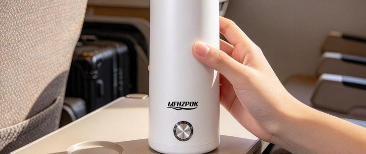 只做一件事：烧水！MFHZPOK 便携电热水杯，差旅党刚需
