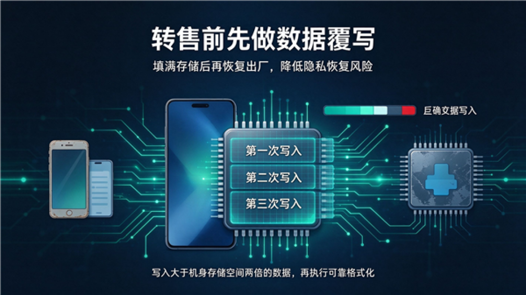 手机恢复出厂设置不等于清除数据!换手机前记得做这一步