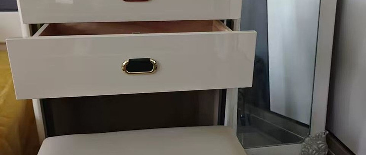 虎牌床头保险柜化妆桌一体小型家用款