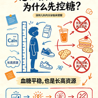 想让孩子长个,为什么深圳医生先让“控糖”?这比补钙紧迫得多