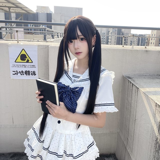 甜妹夏日套装，COMIC SOUL 海盐兔星水手服，波点蛋糕裙一套配齐