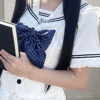 甜妹夏日套装，COMIC SOUL 海盐兔星水手服，波点蛋糕裙一套配齐