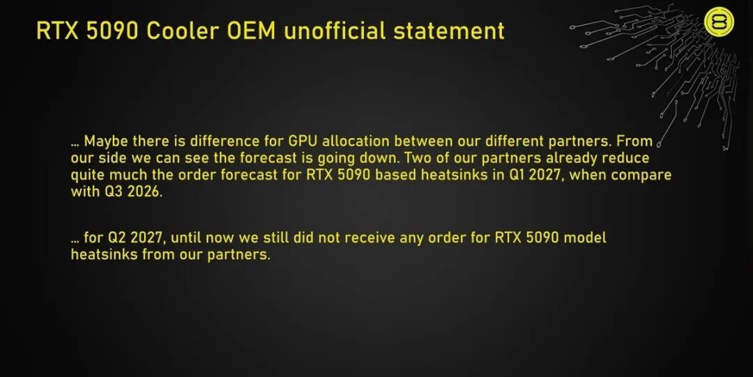NVIDIA坚称RTX 5090没停产!但是,显卡厂商根本买不到芯片