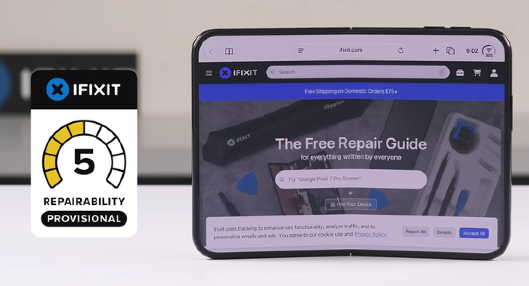 iFixit拆解实锤:iPhone Duo裂屏亮线原因找到!铰链顶压造成应力集中