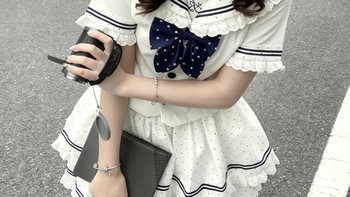 日系学院少女水手服，COMIC SOUL 海盐兔星正版 JK 短袖