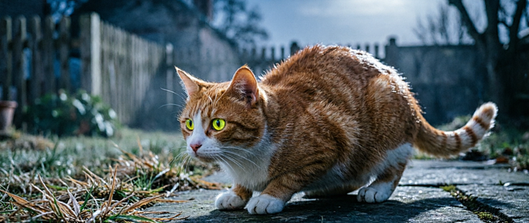 猫眼睛夜里发绿光？光是借来的，"1/6亮度"查无出处