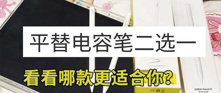 真人实测对比，百元平替电容笔二选一：西圣倍思笔畅实测对比！