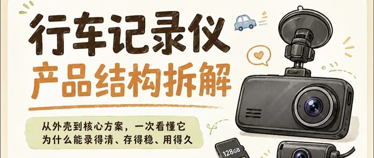 自购装车实测！拆解行车记录仪，分清实用配置和智商税卖点