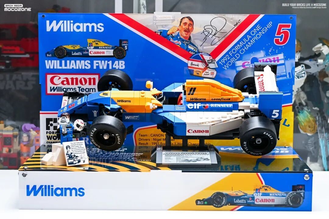 乐高的F1赛车就这么摆着确实很不错!