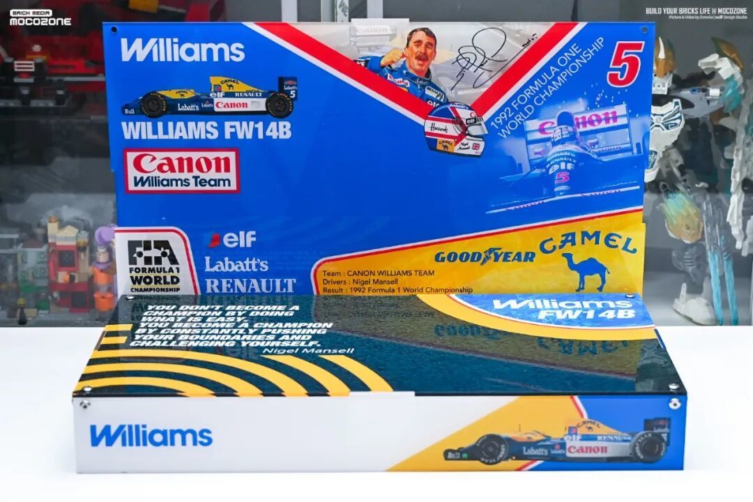 乐高的F1赛车就这么摆着确实很不错!