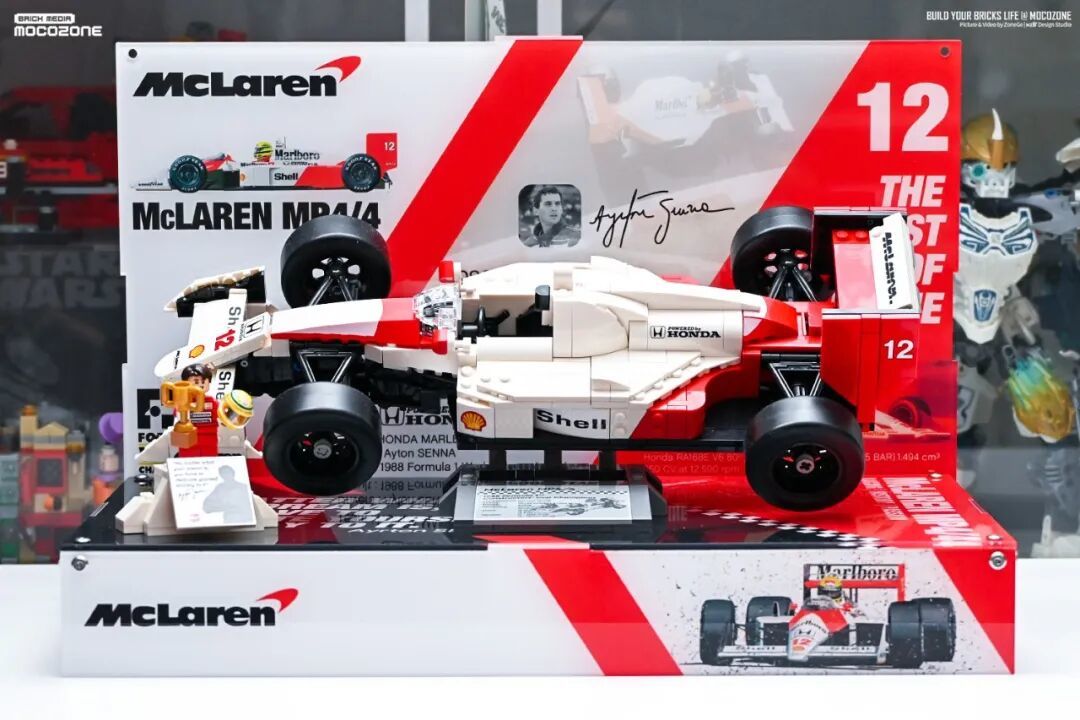 乐高的F1赛车就这么摆着确实很不错!