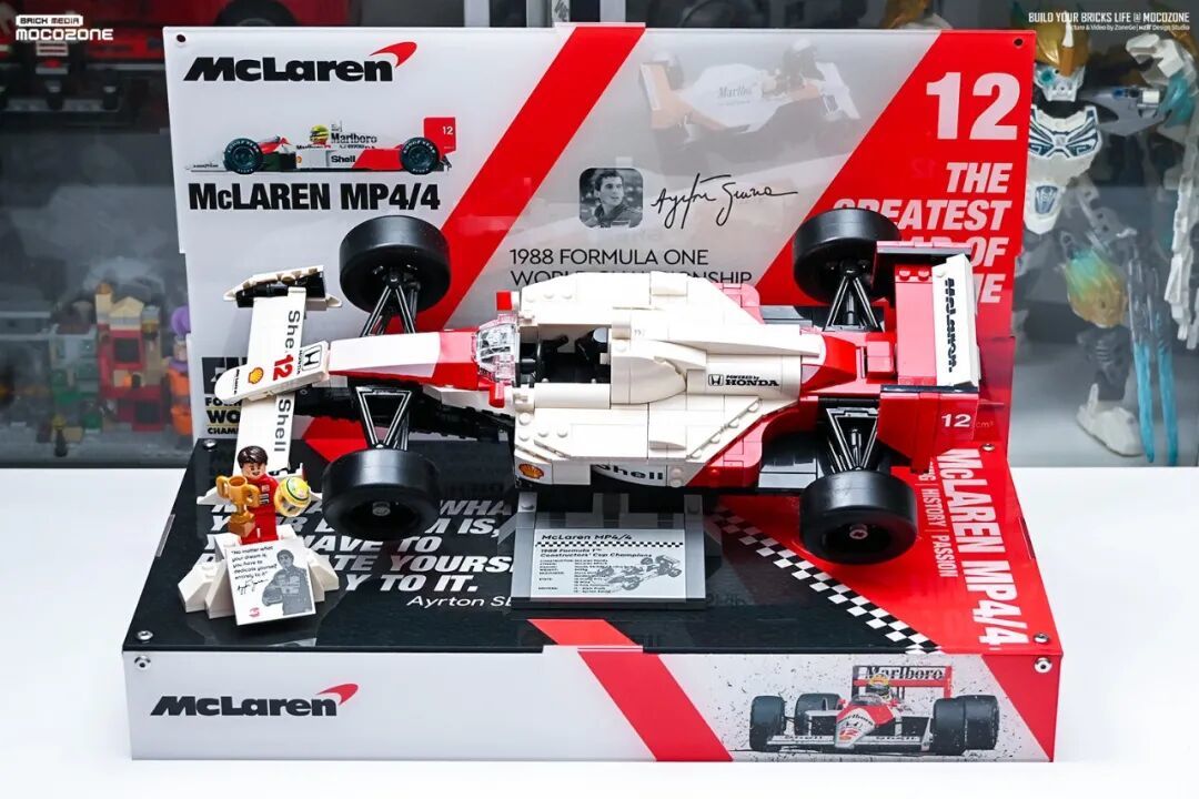 乐高的F1赛车就这么摆着确实很不错!