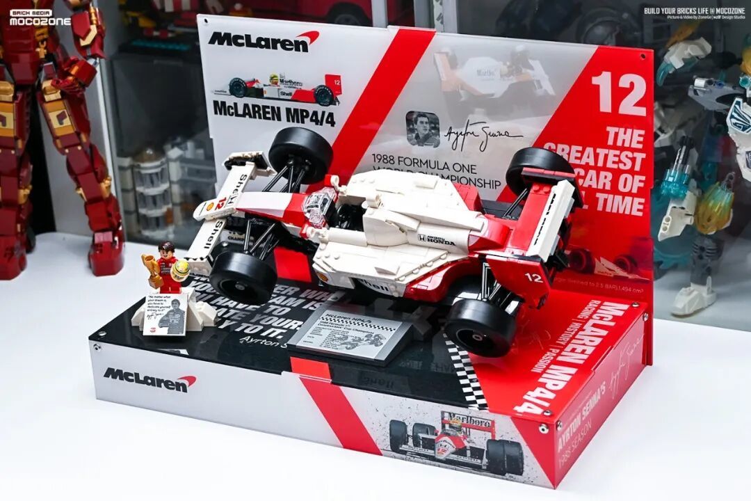乐高的F1赛车就这么摆着确实很不错!
