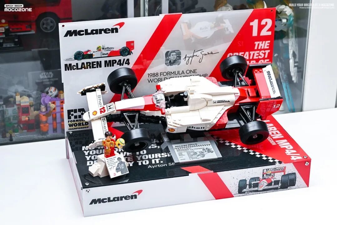乐高的F1赛车就这么摆着确实很不错!