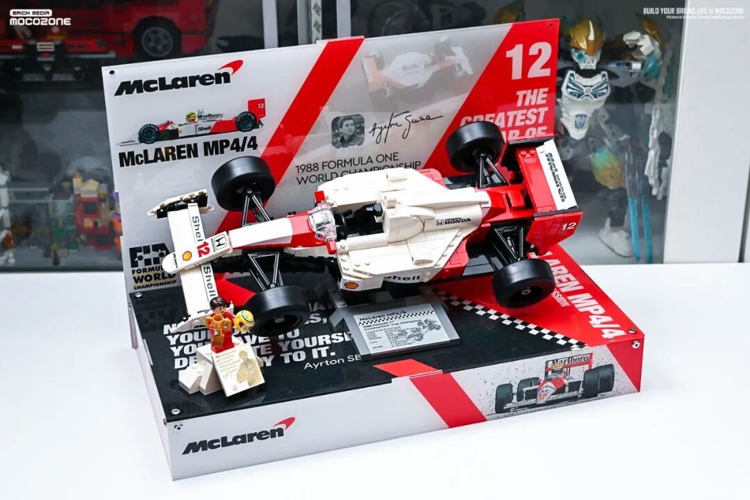 乐高的F1赛车就这么摆着确实很不错!