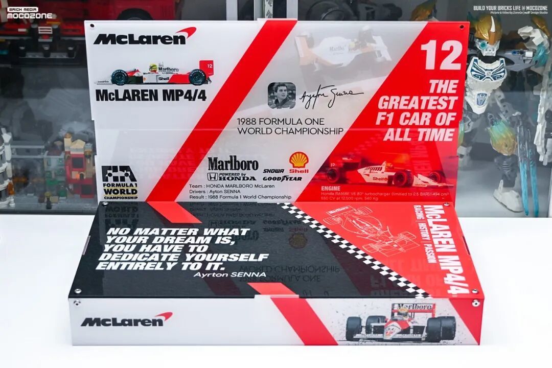 乐高的F1赛车就这么摆着确实很不错!