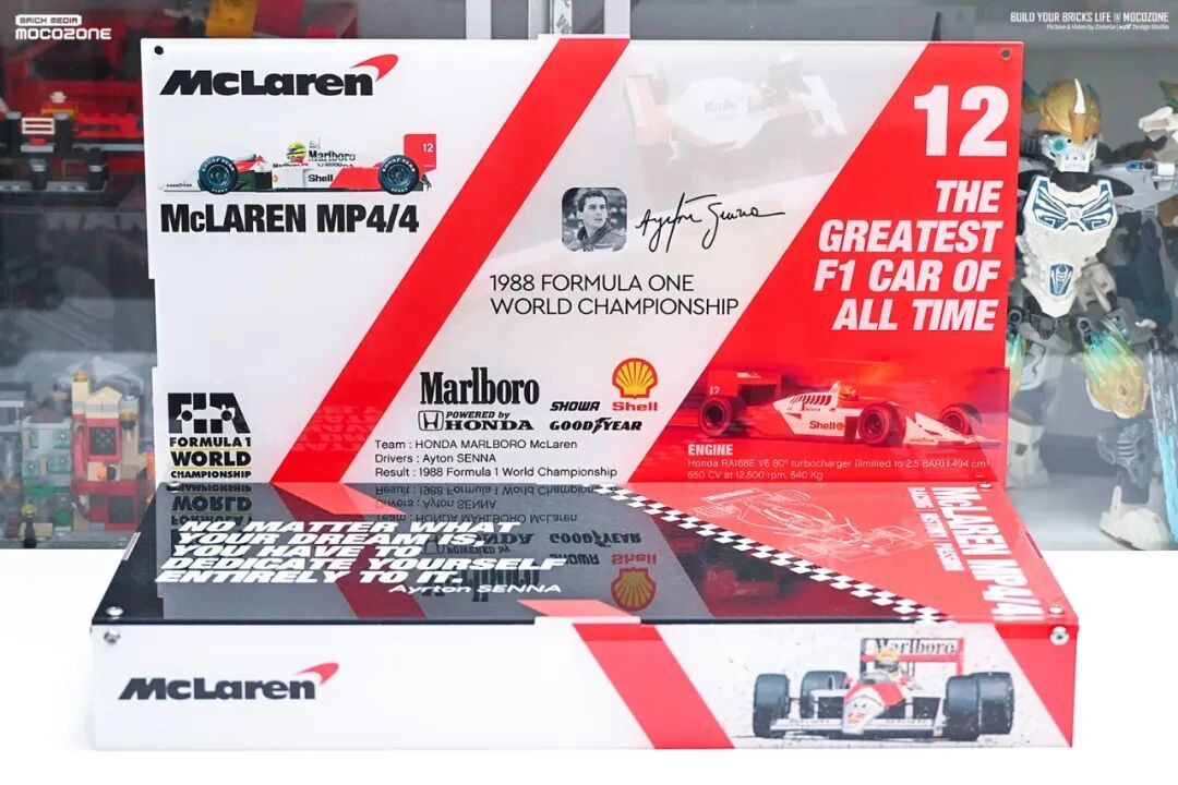 乐高的F1赛车就这么摆着确实很不错!