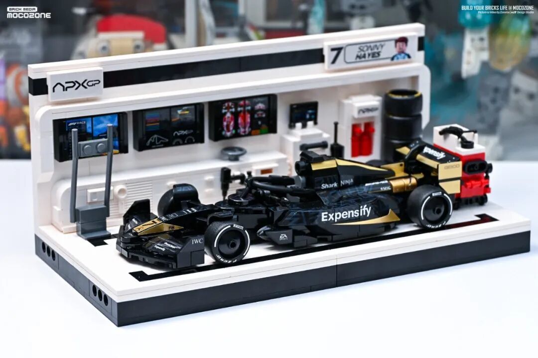 适配乐高F1狂飙飞车77252的P房底座实物分享!