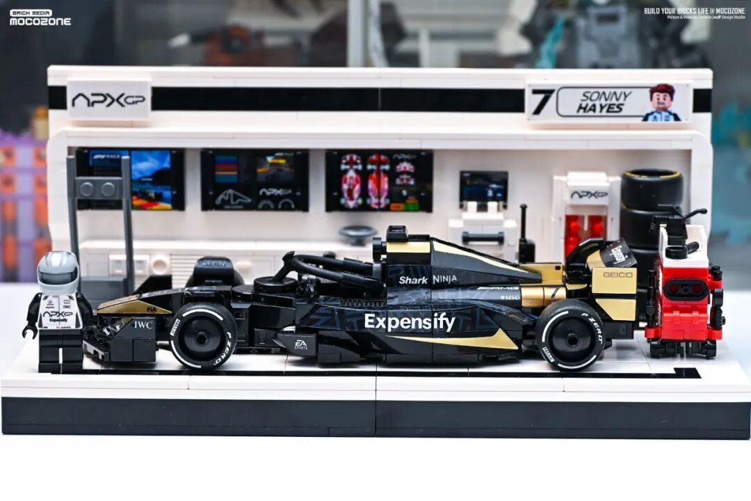 适配乐高F1狂飙飞车77252的P房底座实物分享!