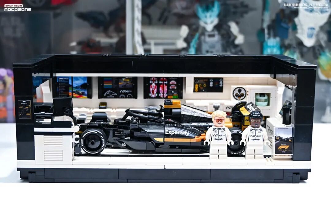 适配乐高F1狂飙飞车77252的P房底座实物分享!