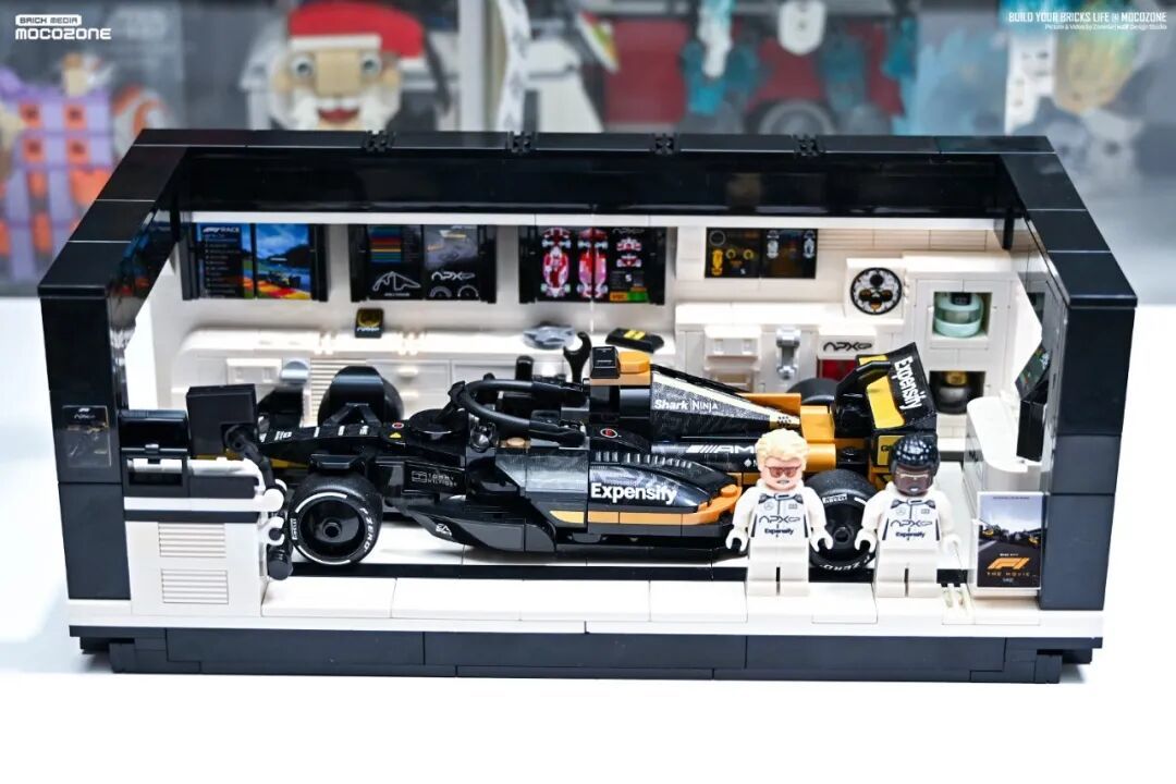 适配乐高F1狂飙飞车77252的P房底座实物分享！