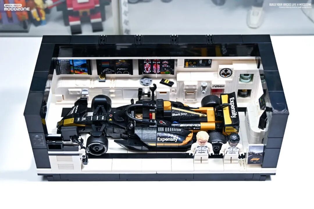 适配乐高F1狂飙飞车77252的P房底座实物分享！