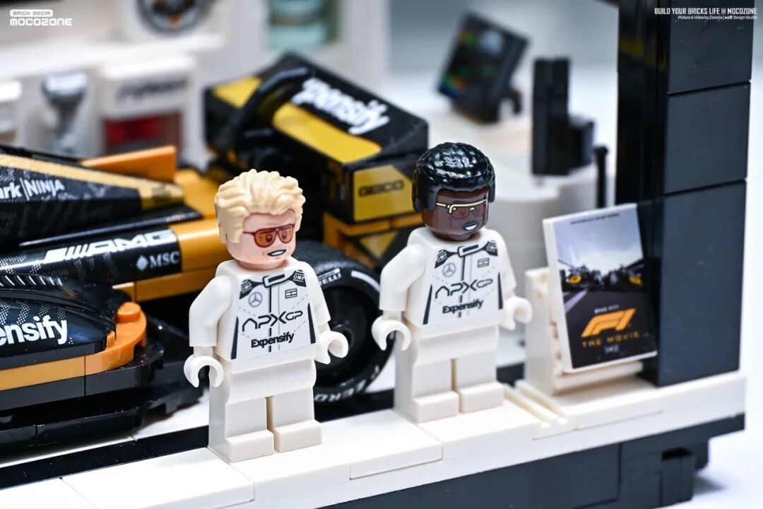 适配乐高F1狂飙飞车77252的P房底座实物分享!