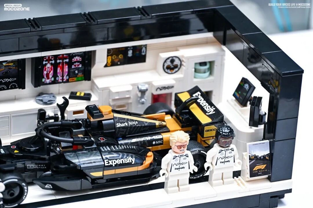 适配乐高F1狂飙飞车77252的P房底座实物分享!