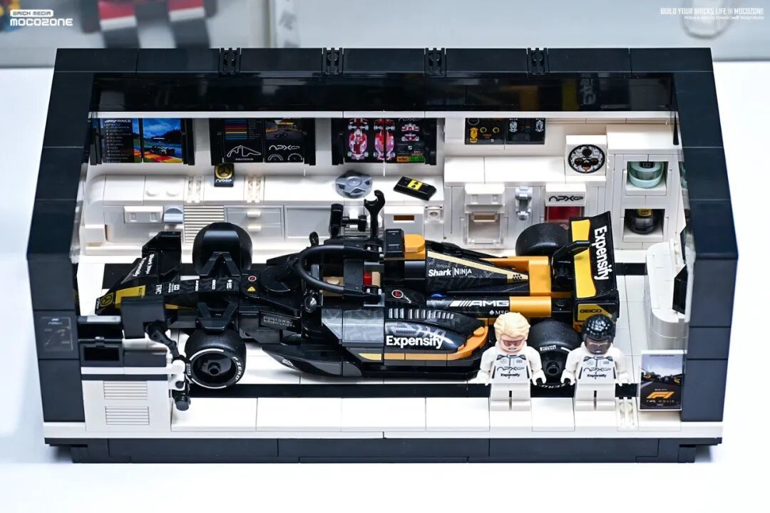 适配乐高F1狂飙飞车77252的P房底座实物分享!