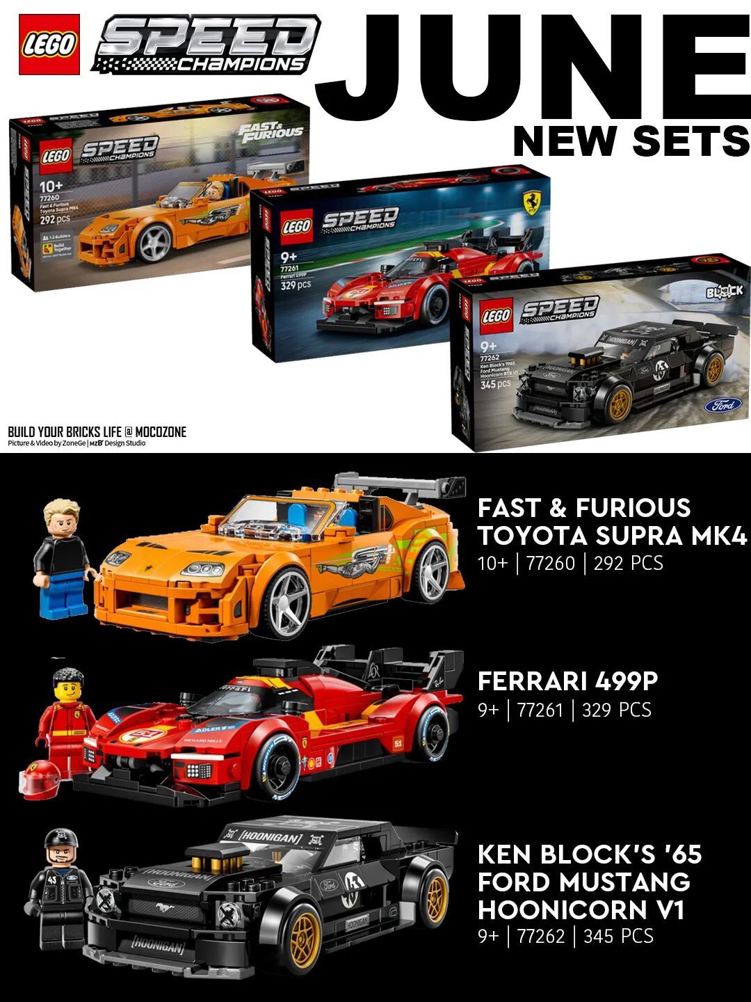乐高一大波新品公布!超级赛车两款新品抢先看!