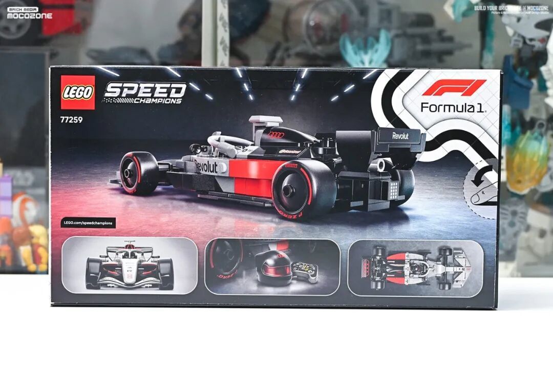 乐高三月新品超级赛车系列全新F1赛车77259奥迪车队赛车