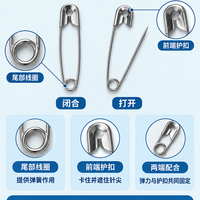 安全别针的小圆圈，只是装饰吗？