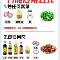 厨房小白直接抄作业!10个万能炒菜公式,换啥食材都不翻车