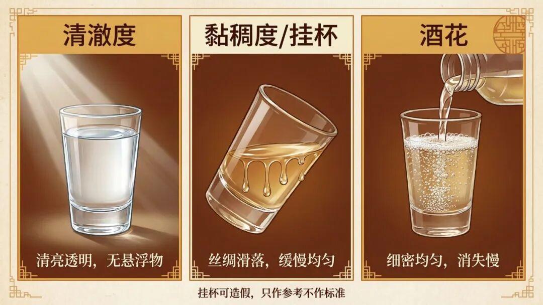 酱酒品鉴套路大核查:挂杯、酒花、看颜色,一半都是表演,真能用的三招都不高级