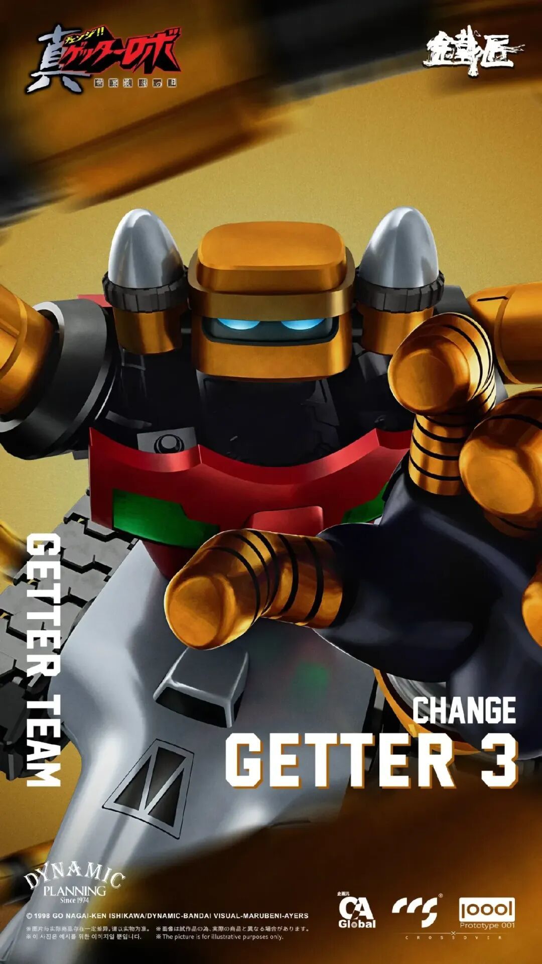 CCSTOYS 铁匠系列真盖塔机器人三机小队套装开启预购