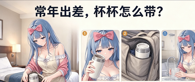 常年出差的人怎么带杯杯？跟同事合住的兄弟看这篇~