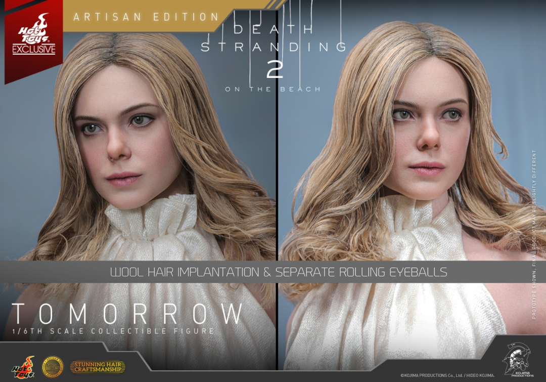 HotToys 亮相 2026 上海 WF 《死亡搁浅 2》明日 1:6 植发珍藏人偶公布