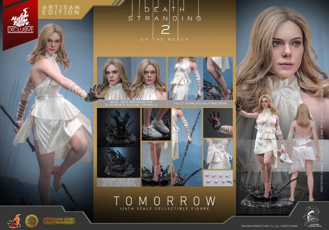 HotToys 亮相 2026 上海 WF 《死亡搁浅 2》明日 1:6 植发珍藏人偶公布