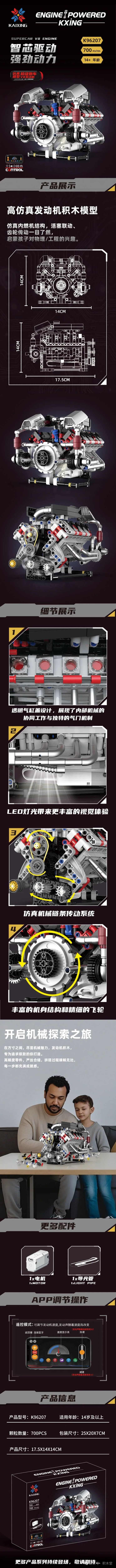 【情报】恺宇旗下子品牌恺星，带来5款发动机新品！