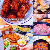 真的好爱这一餐✨复刻贾冰同款红烧排骨，炸一锅香甜糖糕,香哭