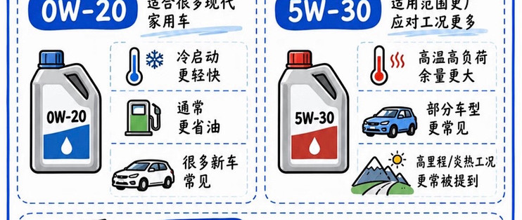 机油选购指南：认证与粘度